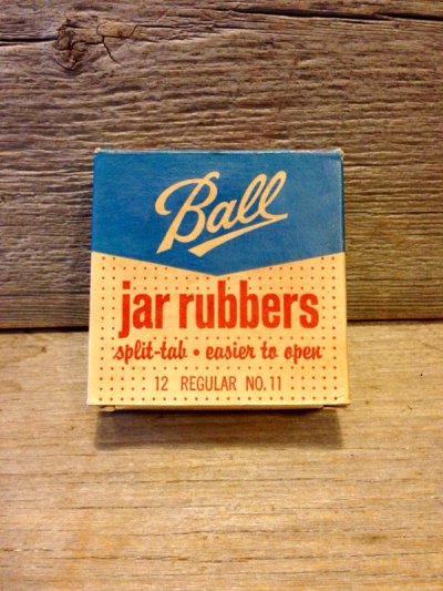 画像1: ボール　メイソンジャー　ボックス　箱　換え用　蓋　Ball jar rubbers　アドバタイジング　ヴィンテージ