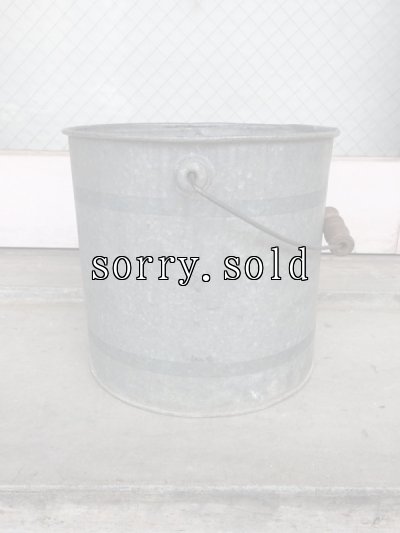 画像5: バケツ　ブリキ　バケット　FALLS CITY　アドバタイジング ガーデニングツール　プランターに  アンティーク　ビンテージ