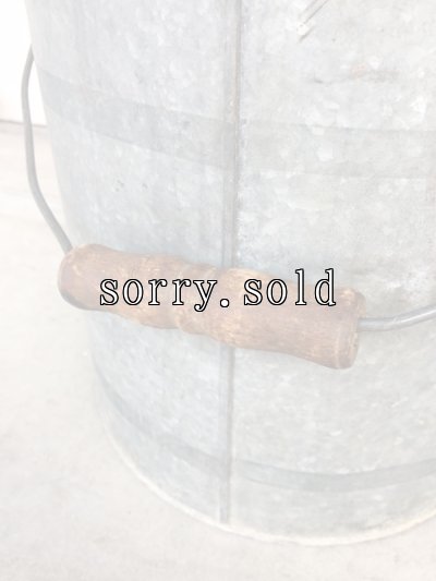 画像6: バケツ　ブリキ　バケット　FALLS CITY　アドバタイジング ガーデニングツール　プランターに  アンティーク　ビンテージ