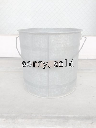 画像4: バケツ　ブリキ　バケット　FALLS CITY　アドバタイジング ガーデニングツール　プランターに  アンティーク　ビンテージ