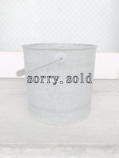 画像3: バケツ　ブリキ　バケット　FALLS CITY　アドバタイジング ガーデニングツール　プランターに  アンティーク　ビンテージ