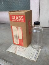 デッドストック　ガラスボトル　箱付き　アンティーク　ビンテージ