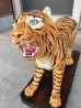 画像1: TIGER　とら　トラ　置物　オブジェ　タイガー　虎　オブジェ　陶器　石膏　アンティーク　ビンテージ (1)