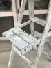 画像6: ウッド　ステップラダー　ラダー　はしご　梯子　木製　脚立　大型　5段　ミルクペイント　シャビーホワイト　アンティーク　ビンテージ