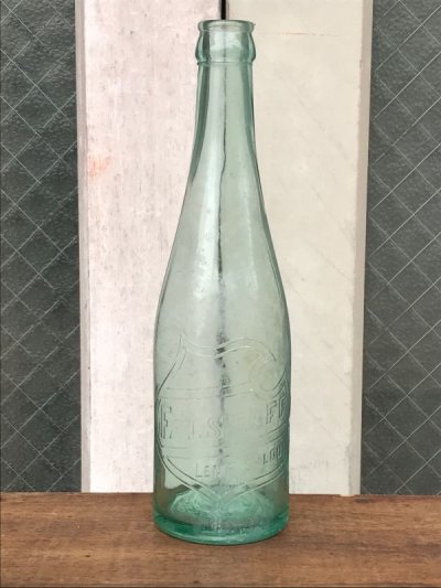 画像1: ビアボトル　ファルスタッフ　ガラスボトル　ビール瓶　FALSTAFF　色付きガラス　アンティーク　ビンテージ