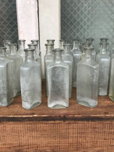 画像2: 19世紀　1860’S 70'S 80'S　メディスンボトル　瓶　クリアガラス　アンティーク　ビンテージ