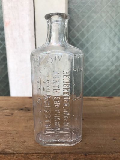 画像2: 19世紀　1860’S 70'S 80'S　メディスンボトル　瓶　クリアガラス　色付きガラス　アンティーク　ビンテージ