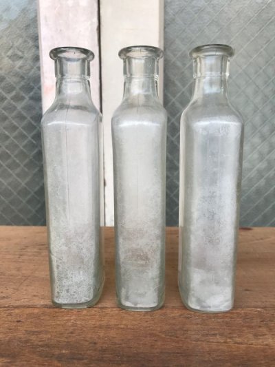 画像4: 19世紀　1860’S 70'S 80'S　メディスンボトル　瓶　クリアガラス　アンティーク　ビンテージ