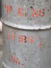 画像8: オイル缶　ステンシル　中型　ドラム缶　トラッシュカン　ダストボックス　シャビーシック　アンティーク　ビンテージ
