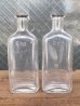 画像2: 19世紀　1860’S 70'S 80'S　メディスンボトル　5本セット　瓶　クリアガラス　アンティーク　ビンテージ (2)