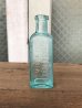 画像4: 19世紀　1860’S 70'S 80'S　メディスンボトル　ガラスボトル　4本セット　瓶　クリアガラス　色付きガラス　アンティーク　ビンテージ