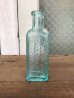画像2: 19世紀　1860’S 70'S 80'S　メディスンボトル　ガラスボトル　4本セット　瓶　クリアガラス　色付きガラス　アンティーク　ビンテージ (2)