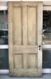 画像1: 1920'S　超大型　木製ドア　ドアトリム　装飾　重厚　シャビーホワイト　アンティーク　ビンテージ (1)