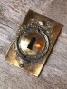 画像1: スイッチプレート　１口　イーグル　装飾　真鍮　アンティーク　ビンテージ (1)