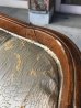 画像16: 1940'S 50'S　ヴィクトリアンデザイン　ジャガード織　ボタニカル柄　リーフ柄　花柄　大型　ソファー　3シーター　装飾　カーヴド ウッド　アンティーク　ビンテージ