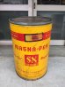 画像1: ペーパードラム缶　MAGNA-PAK　アドバタイジング　超大型　ファイバードラム　ダストボックス　trash can　ゴミ箱　スチール×硬質厚紙　アンティーク　ビンテージ (1)