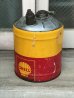 画像1: ガソリン缶　シェル　SHELL　オイル缶　大型　アンティーク　ビンテージ (1)