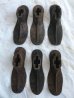 画像1: 1920'S 30'S　シャビーシック　靴型　シューラスト　6個セット　アイアン　店舗装飾小物　アンティーク　ビンテージ (1)
