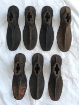 1920'S 30'S　シャビーシック　靴型　シューラスト　７個セット　アイアン　店舗装飾小物　アンティーク　ビンテージ