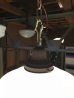 画像4: 1920'S 30'S　スクールハウスシーリング　装飾　中型　ペンダントランプ　ミルクガラスシェード　1灯　アンティーク　ビンテージ