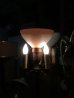 画像5: 1930’S 40'S　ビクトリアン　フロアランプ　１+3＋1灯　ミルクガラスシェード　装飾付き土台　天然石　アンティーク　ビンテージ
