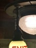 画像4: 1890’S 1900’S 1910'S　アーリーセンチュリー　EXITランプ　ライトサイン　誘導灯　イクジットライト　シーリングライト　フラッシュマウント　5灯　フロストガラス　ミルクガラス シェード　真鍮　銅メッキ　アンティーク　ビンテージ
