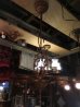 画像7: 1900'S 1910'S　シーリングライト　ベアバルブ　シャンデリア　5灯　装飾　真鍮　アイアン　アンティーク　ビンテージ
