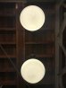 画像3: 1930'S　30年代　スクールハウスシーリング　ペア　2個セット　シーリングランプ　ミルクガラスシェード　真鍮　アイアン　チェーン　アンティーク　ビンテージ