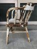 画像5: 1880'S 1890'S 1900's　シャビーシック　アームチェア　ビクトリアン　ウッドチェアー　椅子　ペンキ　ホワイト　ペイント　ビンテージ　アンティーク