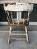 画像4: 1880'S 1890'S 1900's　シャビーシック　アームチェア　ビクトリアン　ウッドチェアー　椅子　ペンキ　ホワイト　ペイント　ビンテージ　アンティーク