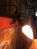 画像1: 1940'S 50'S　1灯　ポータブルランプ　デスクランプ　ワークライト　ハンディライト　ベアバルブ　クリップ式　ベークライト　アンティーク　ビンテージ (1)