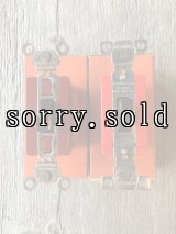1940'S 50'S　アメリカ製　BRYANT SUPERIOR WIRING DEVICES　トグルスイッチ　レバースイッチ　壁スイッチ　ポーセリン　NOS　デッドストック　箱付き　アンティーク　ビンテージ