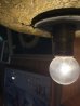 画像2: 1930'S　ARROW　MADE IN USA　シンプル　ソケットライト　シーリング&ウォールマウントブラケットライト　1灯　ブラス　スチール　インダストリアル　ミントコンディション　アンティーク　ビンテージ (2)