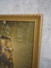 画像3: アンティーク　ウォールオーナメント　装飾額縁　キリスト肖像画1940年　ビンテージ (3)