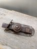 画像5: 1910'S 20'S　BARREL BOLT　大型　デッドボルト　サーフェイスロック　錠　アイアン　インダストリアル　アンティーク　ビンテージ