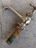 画像2: 1910'S 20'S 30'S　MULLER　ビクトリアン　水道　蛇口　2本セット　faucet　TAP　水栓　ビンテージプランビング　NON MIXING　COLD　HOT　真鍮　クロムメッキ　カバード　アンティーク　ビンテージ (2)