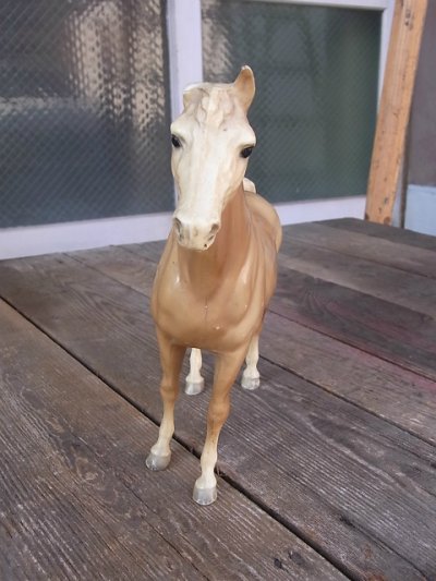 画像2: アンティーク　馬　ホース　馬形　オブジェ　プラスチック　ビンテージ