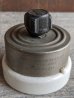 画像1: アメリカ製　1900'S 1910'S　サーフェイススイッチ　大型　ARROW　スナップスイッチ　ターンスイッチ　真鍮　ポーセリン　アンティーク　ビンテージ (1)