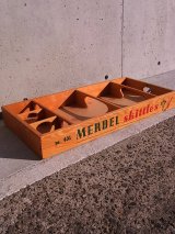 アンティーク　MERDEL SKITTLES　木箱　ウッドBOX　ディスプレイ台  ショップ什器　ビンテージ