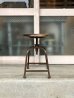 画像4: M様商談中　1920'S 30'S　Angle steel stool company　スイベル　高さ調整機能　ウッド×アイアン　スツール　インダストリアル　アンティーク　ビンテージ