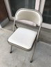 画像1: 折り畳み椅子　アイアン　パイプ椅子　1960’S　フォールディングチェア　ビンテージ　アンティーク (1)