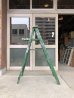 画像3: ウッド　ステップラダー　ラダー　はしご　梯子　木製　脚立　大型　5段　スプラッターペイント　シャビーシック　カントリー　グリーン　アンティーク　ビンテージ
