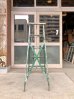 画像4: ウッド　ステップラダー　ラダー　はしご　梯子　木製　脚立　大型　5段　スプラッターペイント　シャビーシック　カントリー　グリーン　アンティーク　ビンテージ