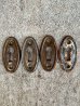 画像4: 1910'S 20'S　アーリセンチュリー　キーホール　keyhole　キープレート　スケルトンキー用　カギ穴プレート　シャビーシック　スチール　ラウンド型　アンティーク　ビンテージ
