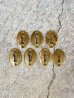 画像3: 1910'S 20'S　アーリセンチュリー　キーホール　keyhole　キープレート　スケルトンキー用　カギ穴プレート　ブラス　クロムメッキ　ラウンド型　アンティーク　ビンテージ