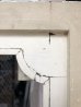 画像12: スクリーンウインドウ　ドア　メッシュ　フィッシュネット　ダブルドアー　ポーチウインドウ　ペア　ミルキーホワイト　真鍮　ウッド　シャビーシック　プリミティブ　アンティーク　ビンテージ