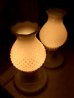 画像3: HOBNAIL　ホブネイル　テーブルランプ　ムードライト　1灯　ミッドセンチュリー　ミルクガラス　ミントコンディション　アンティーク　ビンテージ