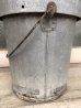 画像6: 1950'S 60'S　トラッシュカン　ダストボックス　アメリカ　USA　ゴミ箱　バケツ　ブリキ　バケット　蓋付き　ガーデニング　ツールBOX　アンティーク　ビンテージ