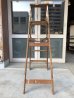 画像3: ウッド　ステップラダー　ラダー　グッドコンディション　はしご　梯子　木製　脚立　大型　5段　ペイント　シャビーシック　アンティーク　ビンテージ