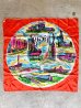 画像2: 1950’S 60'S　スカーフ　ファブリック　バンダナ　ウォールアート　souvenir　Chicago　レーヨン　シルク　made in japan　アンティーク　ビンテージ (2)